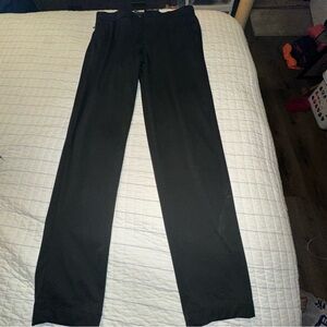 BONOBOS Men's Pull On Pant Large Size Long Length Black EUC!
